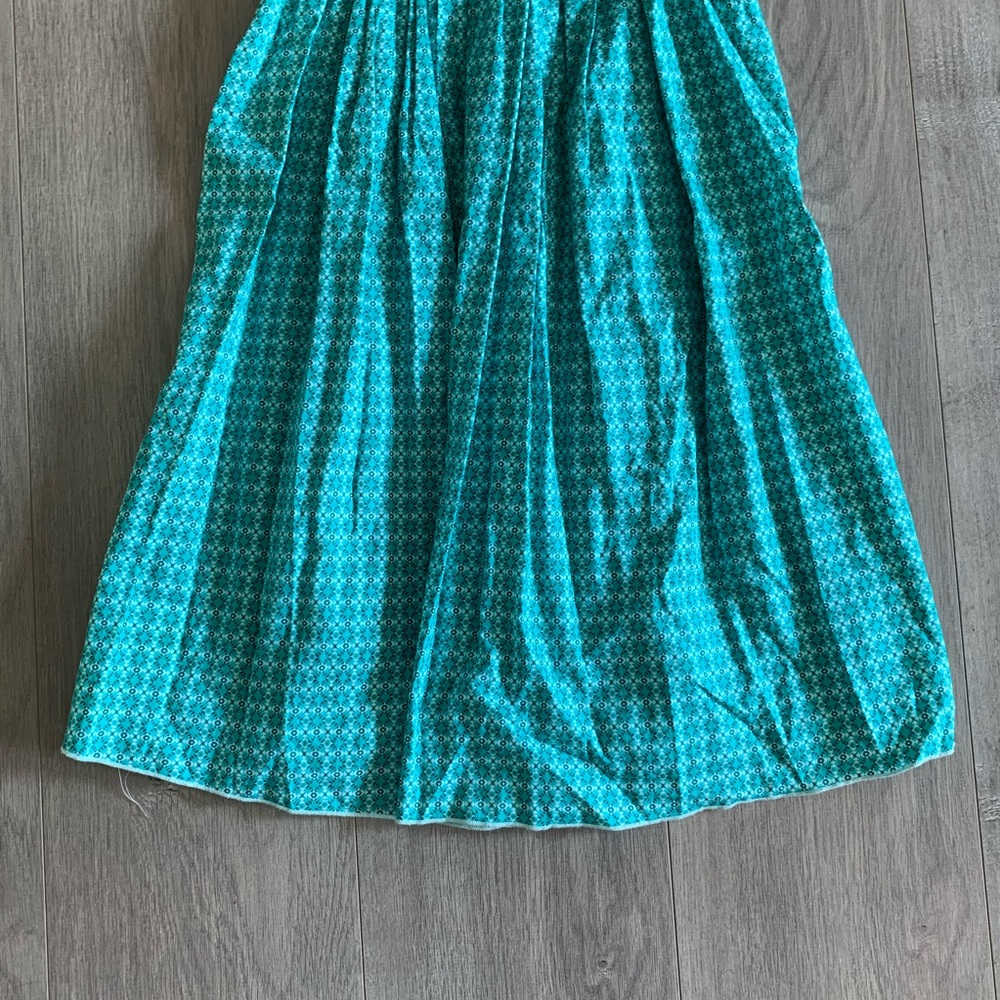 Lei Turquoise Floral Green Dress Girls Size M. C - Picture 3 of 10